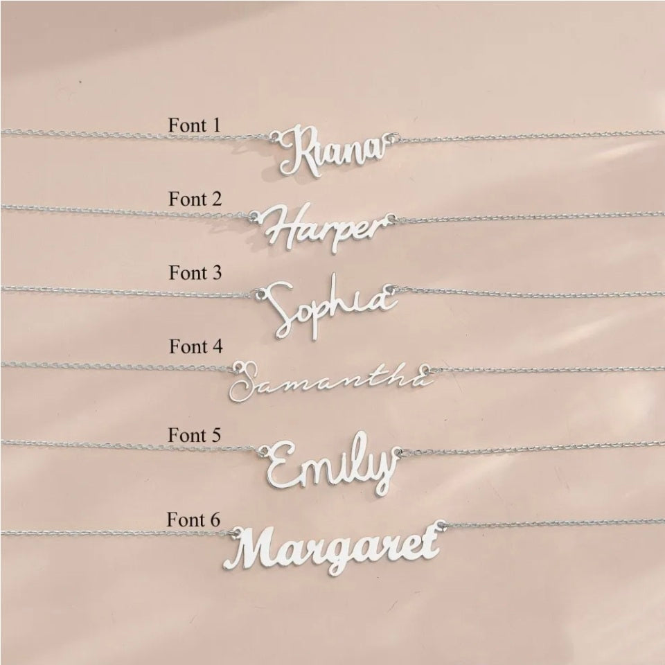 Custom Name Necklace or Bracelet