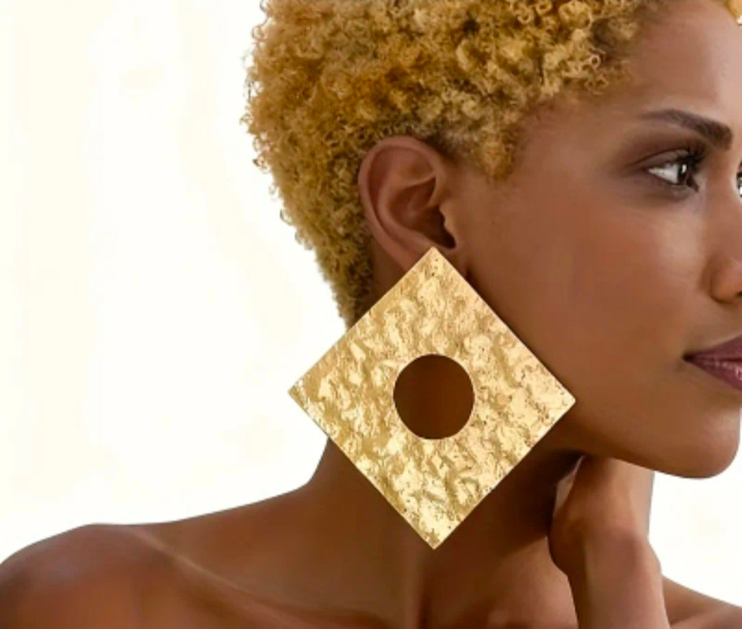 Salah Square Earrings