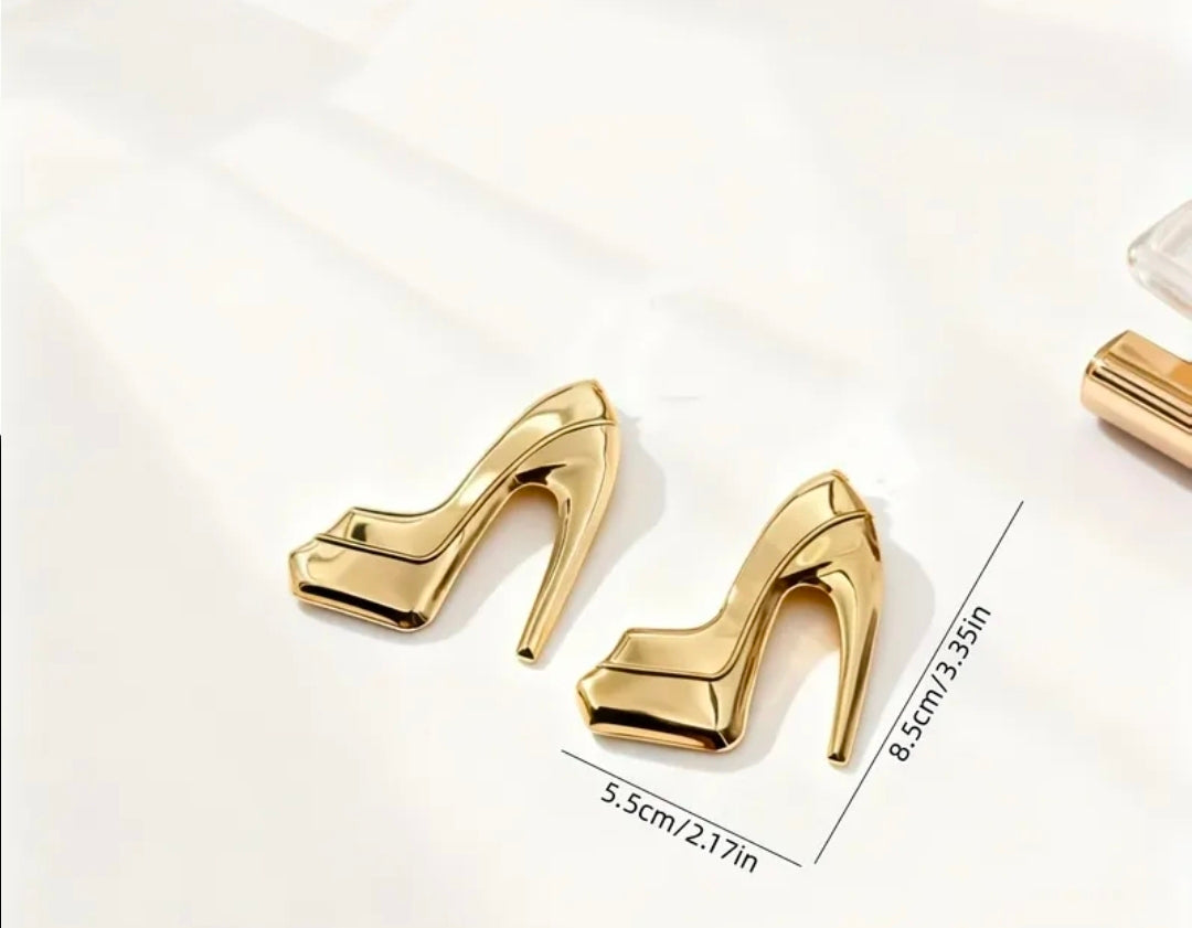 High Heel Novelty Stud Earrings