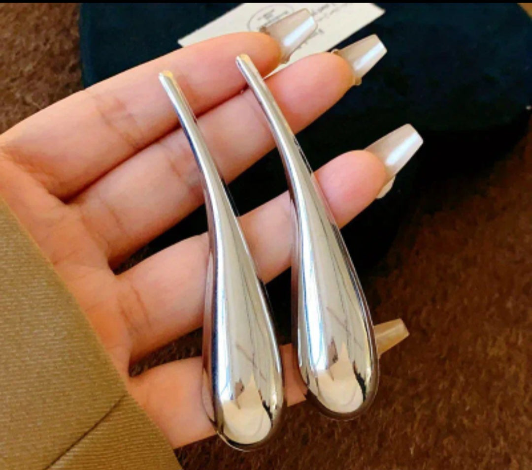 Long Teardrop Earrings