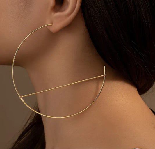 Nysha Oversize Hoop Earrings