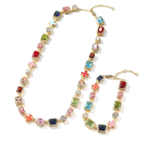 Gabbana Necklace/Bracelet Set