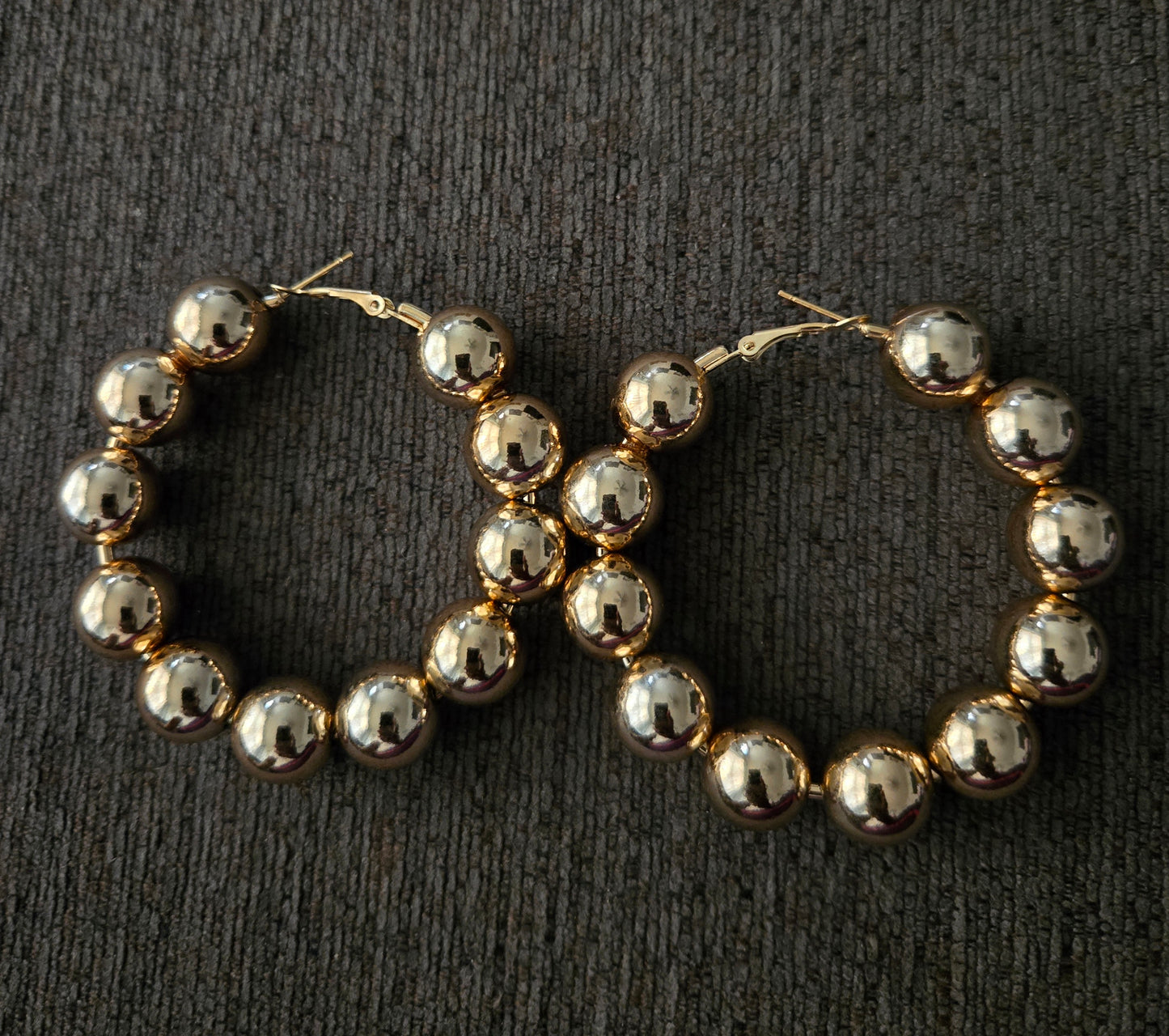 Poppie Beaded Hoops
