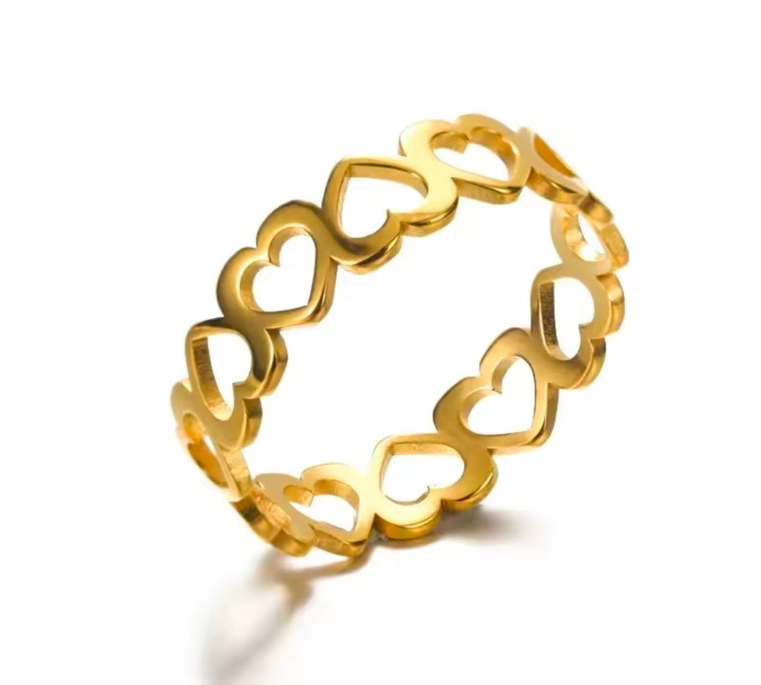 Infinity Open Heart Ring