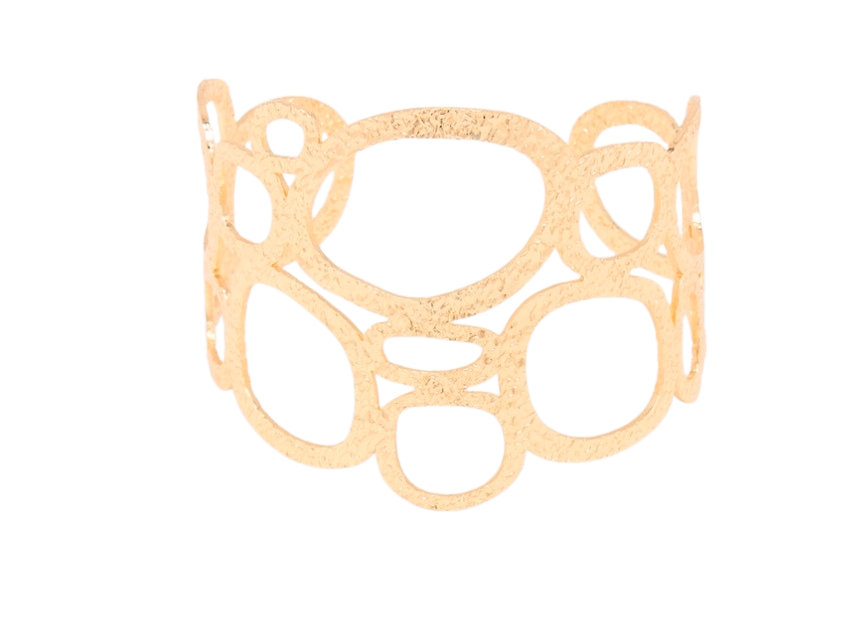 Cut It Out Cuff Bracelet