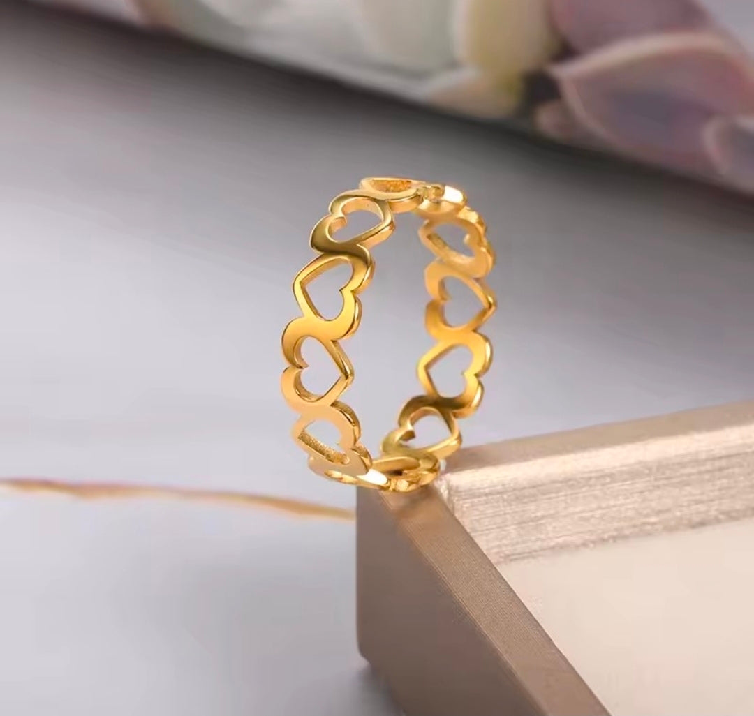 Infinity Open Heart Ring