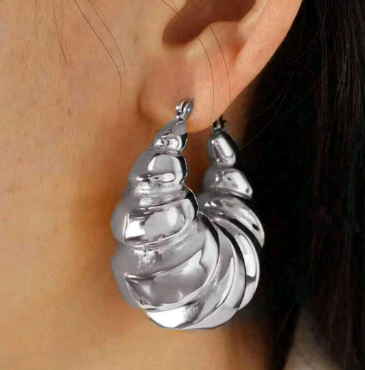 Laxshel Ribbed Hoops