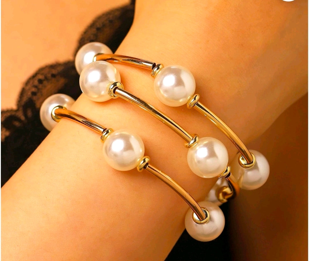 Myelli Stackable Bracelets (3)- Pearl