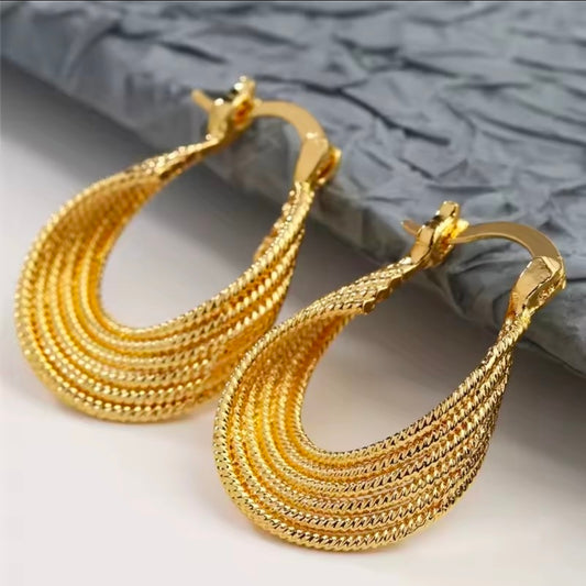 Reinna Twisted Hoops