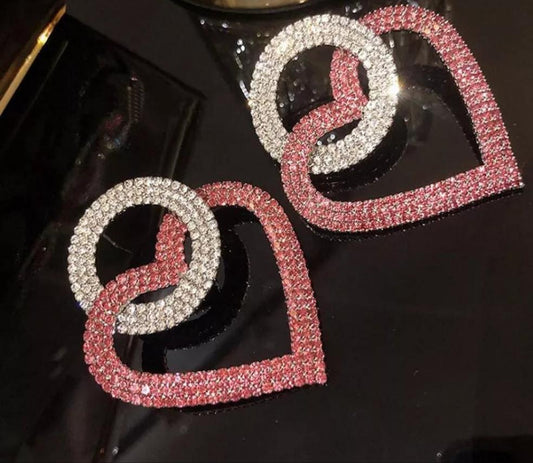 "Reaya" Heart Earrings