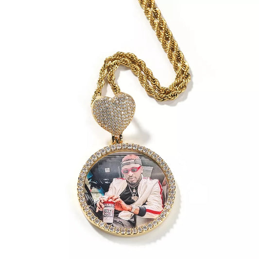 Heart Bail Photo Medallion