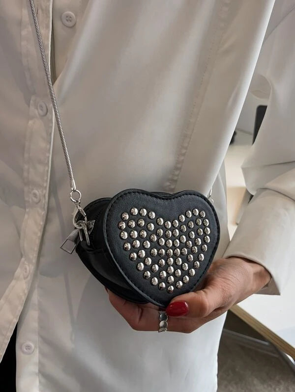 Mini Heart Rivet Bag