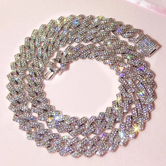 Cuban Rhinestone Necklace