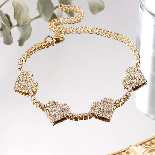 "Lori" Heart Anklet