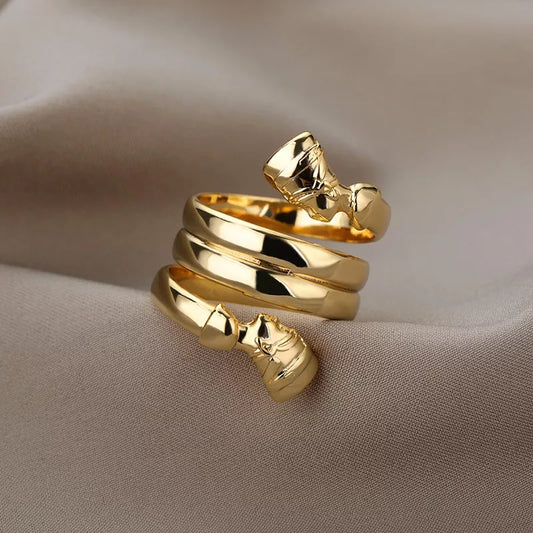 Nefertiti Swirl Ring