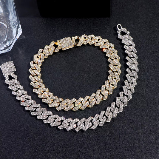 Cuban Rhinestone Bracelet