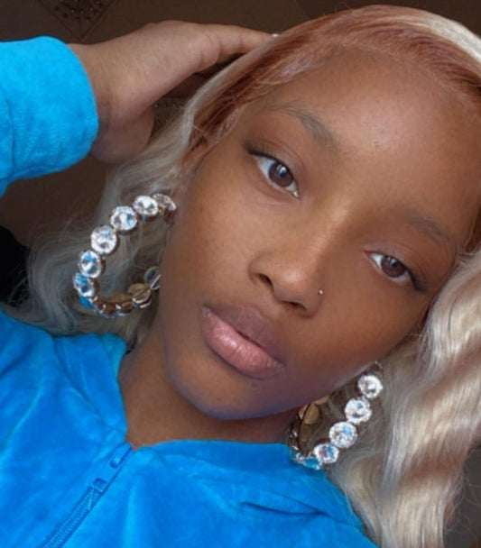 "Khaly" Rhinestone Hoops