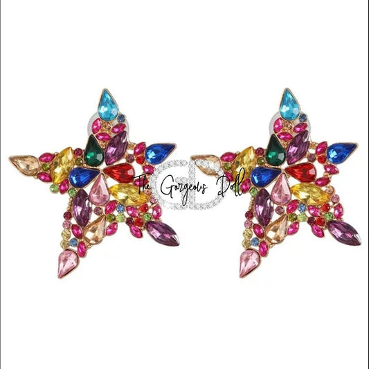 "Starre" Rhinestone Earrings