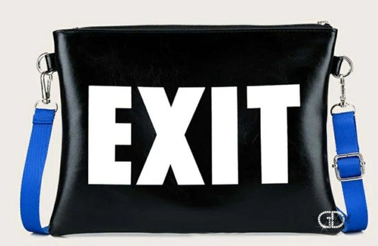 "Exit" Clutch Purse