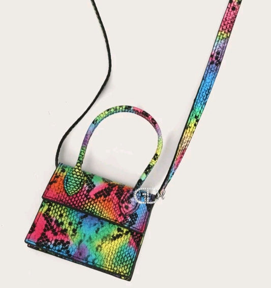 Rainbow Snake "Super" Mini Purse