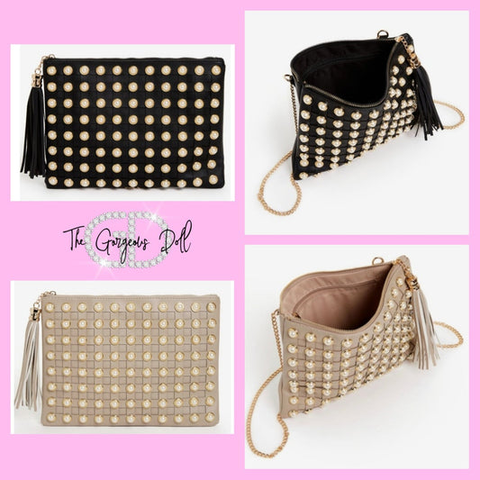 "Niyah" Pearl Clutch Purse