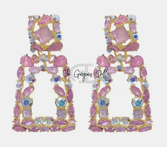 "Naya" Rhinestone Earrings