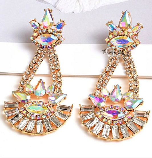 "Alondra" Rhinestone Earrings