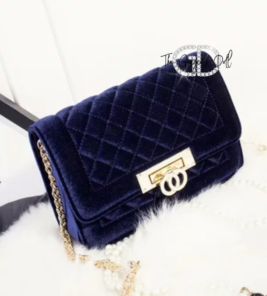 "Gorgeous" Velvet Handbag
