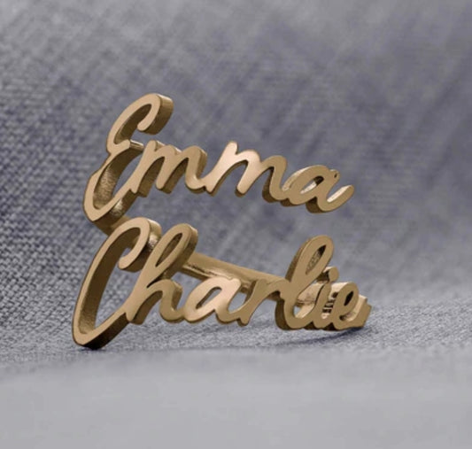 Custom Name Ring