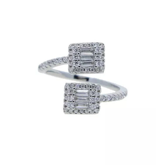 Baguette Square Ring