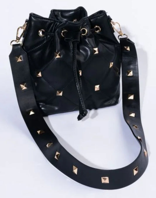 Studded Bucket Bag