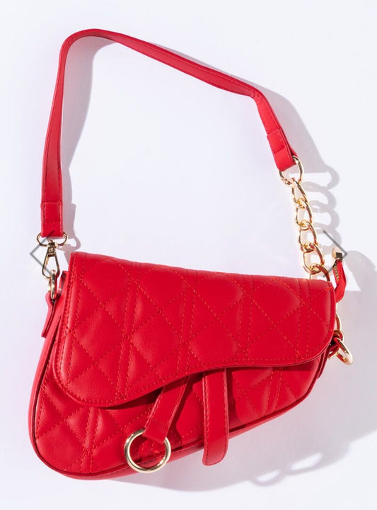 Red Saddle Bag