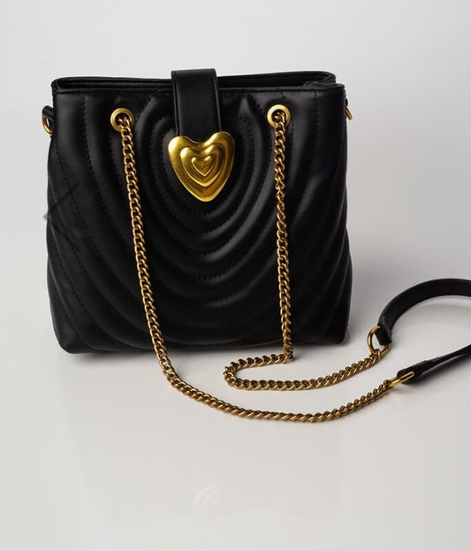 Gold Heart Purse