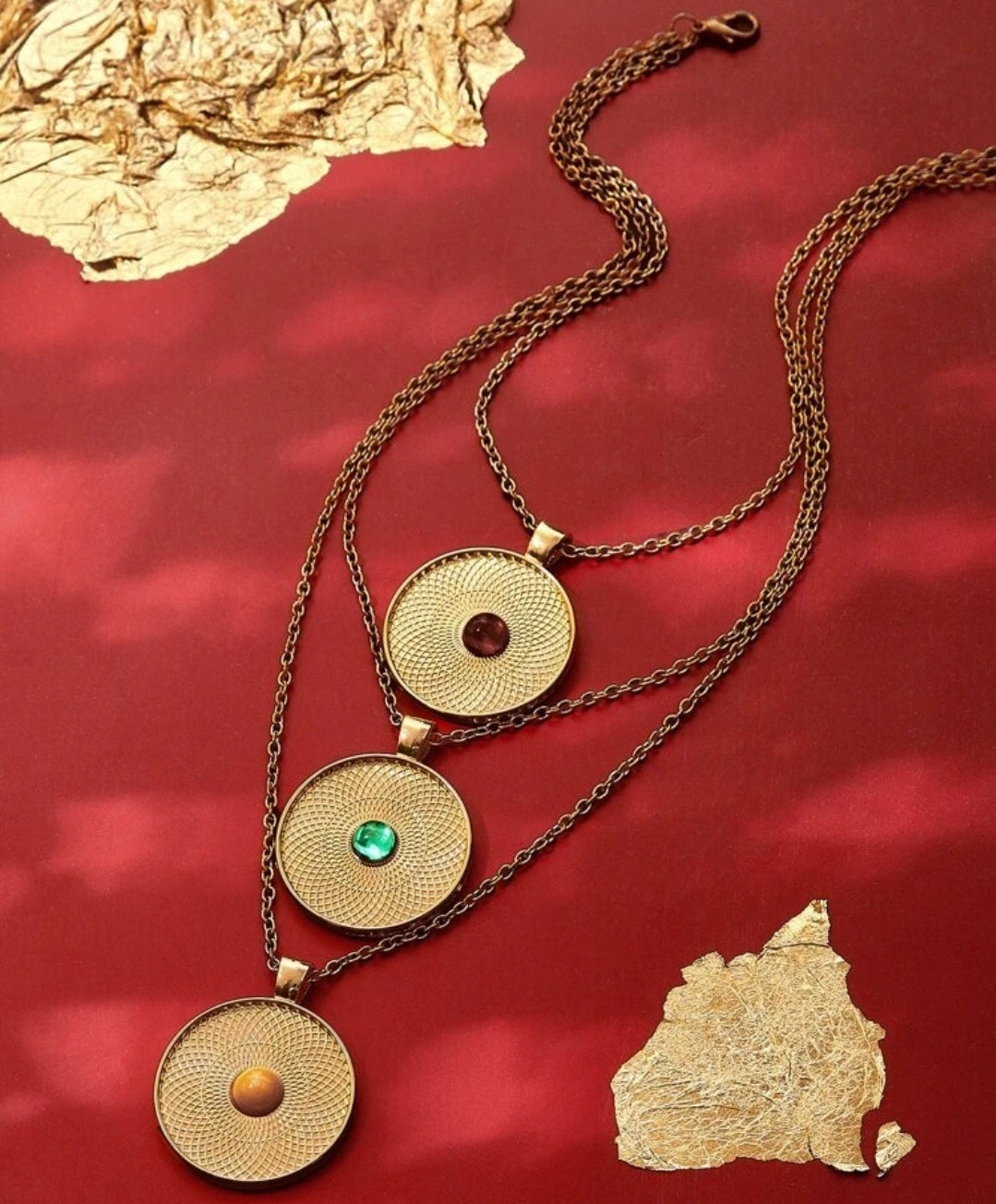 "Sanaa" Charm Layered Necklace