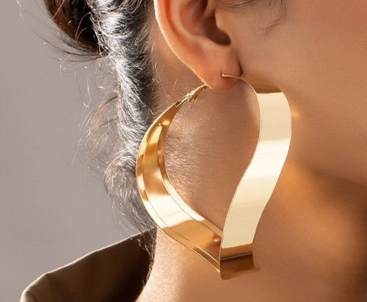 "Got Me Twisted" Hoop Earrings