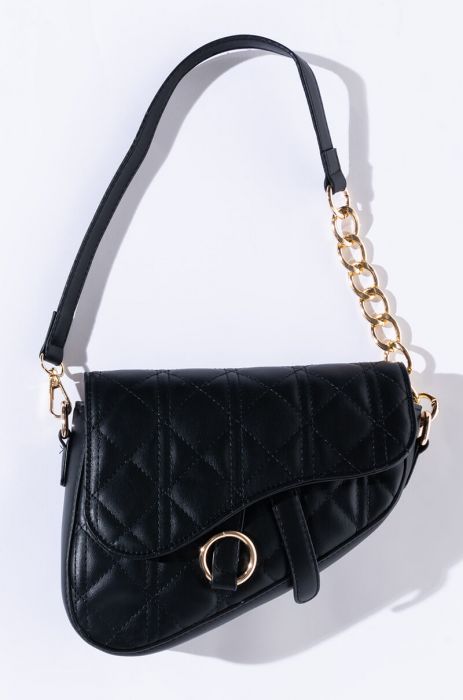 Black Saddle Bag